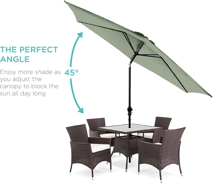 Best Choice Products 10ft Outdoor Patio Umbrella, Outdoor Table Umbrella - Image 2