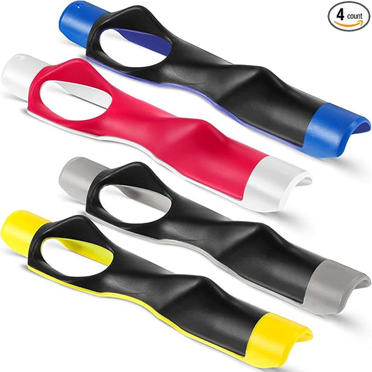 4 Pcs Golf Grip Trainer Attachment for Improving Hand Positioning Right Handed Golf Club Grip Trainer Swing Equipment for Beginner Correct Posture