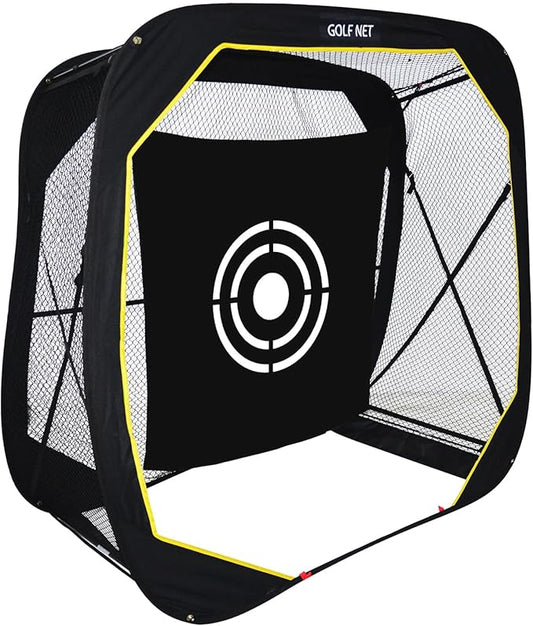 Golf Pop-Up Practice Net: 6x6x3ft Portable for Backyard Training Garage Use Youth Men Women Driving Range Gift