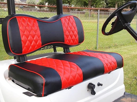 Huskey Parts Company Front Seat Cover Diamond Stitch Fit YMH Drive G29 07+, Drive 2 G&E Golf Cart