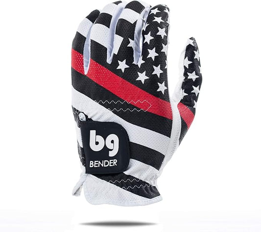 BG Bender - Mens Golf Glove, Durable Mesh Golf Gloves, Unique Golf Gloves