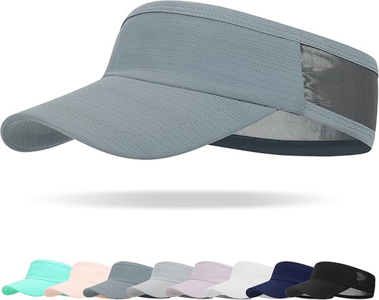 HH HOFNEN Sports Sun Visor Cooling Lightweight Stretchy Packable Running Golf Visor Hat for Men Women