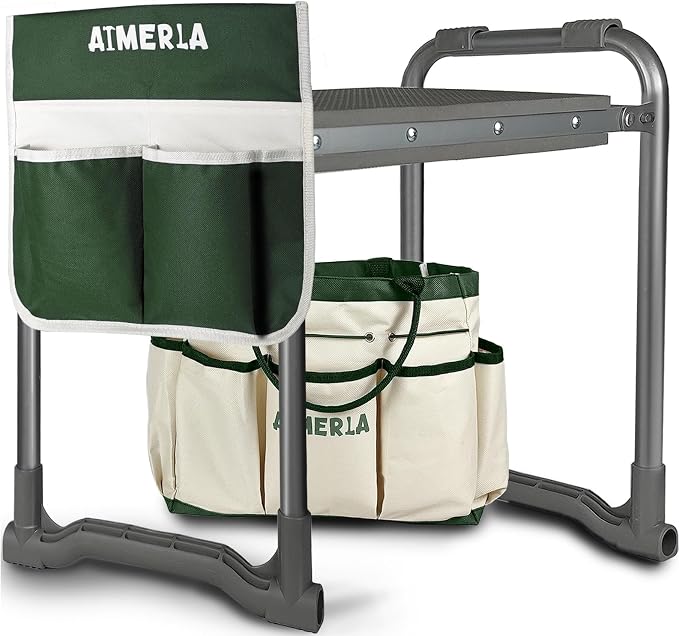 Foldable Garden Kneeler Seat Heavy Duty Gardening Stool by Aimerla