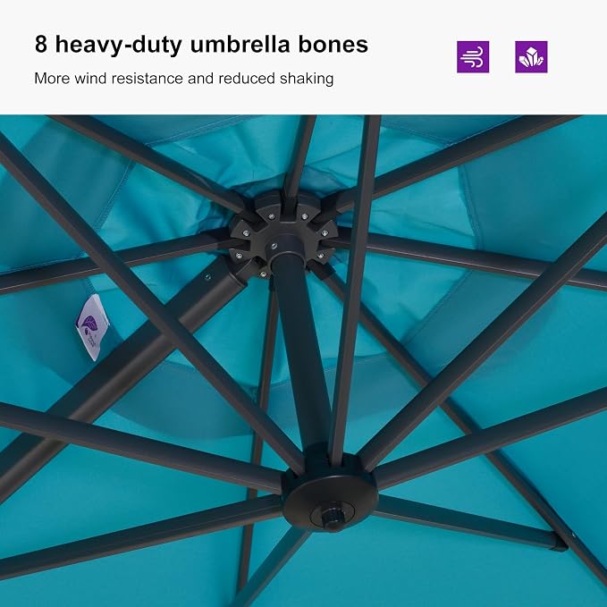 PURPLE LEAF Patio Umbrella - Image 6