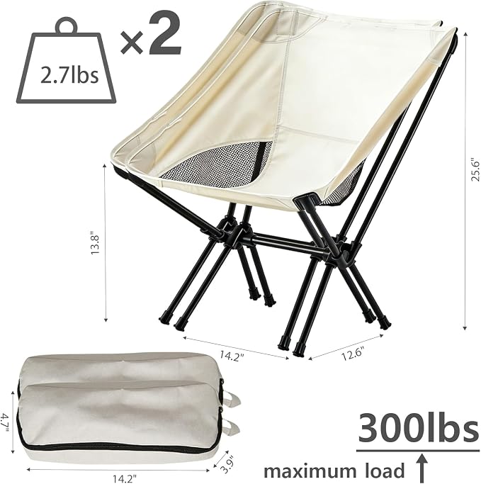 Wind Tour Portable Camping Chair Lightweight Foldable Outdoor Chair - Image 3