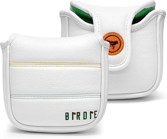 Golf Headcovers Elegant Embroidery Premium Leather Birdie Golf Driver Cover Fairway Hybrid Cover Blade Putter Cover Golf Mallet Putter Cover for OZ1 MEZZ 1 MEZZ1 MAX Putter
