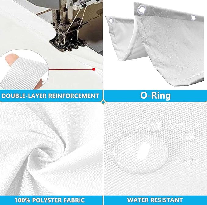 Retractable Waterproof Wave Sun Shade Canopy Pergola Cover Shade Sail Awning - Image 3