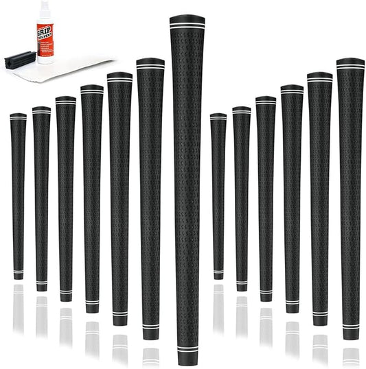 Karma Revolution 360 Golf Grips & Grip Kits, No Alignment Necessary, Easy Installation, Perfect for Adjustable Golf Clubs, Choose Single, 9, 13, 25 Packs or Golf Club Grip Kit