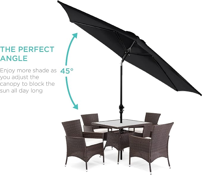 Best Choice Products 10ft Outdoor Patio Umbrella, Outdoor Table Umbrella - Image 2
