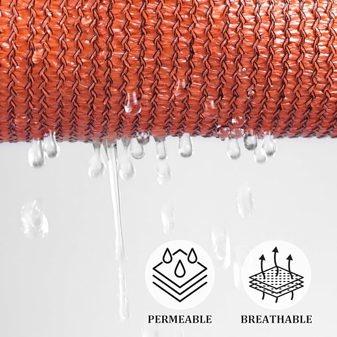 Shade&Beyond Custom Sun Shade Sail 17'x19'x25.5' Triangle Sun Sail Shades Patio - Image 3