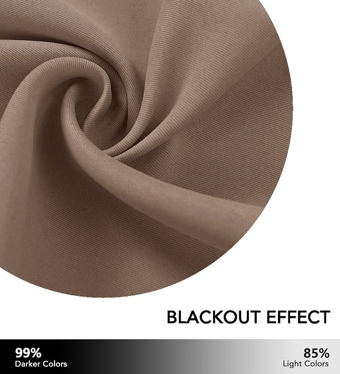 NICETOWN Bedroom Curtain for Patio Room Darkning, Home Decor Thermal Insulated - Image 7