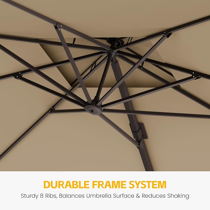 9x12 FT Patio Cantilever Umbrella - Image 6
