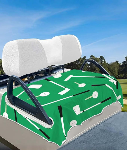 Comfortable Golf Cart Seat Covers, Soft Golf Cart Towel, Golf Cart Accessories, Club Car and Other 2-Seat Golf Carts