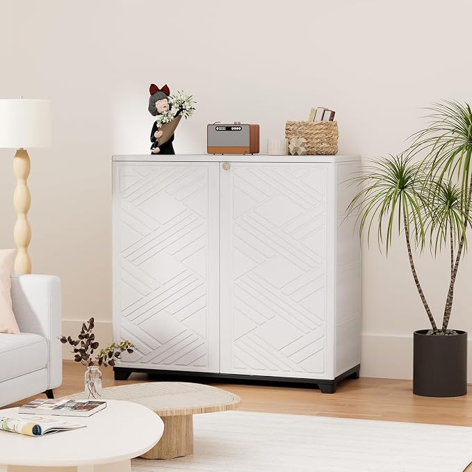 HOMSPARK Indoor/Outdoor Storage Cabinet - Image 2
