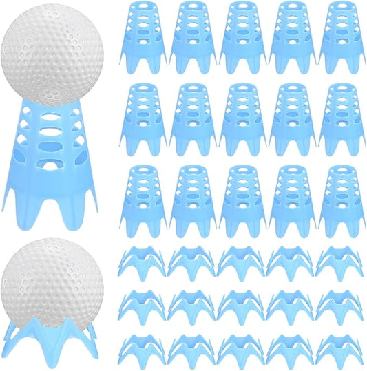 Golf Simulator Tees - Plastic Golf Tees Use for Home & Outdoor & Indoor Driving Range & Winter Turf - Pack of Mat Tees
