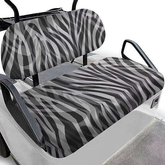 Golf Cart Seat Covers, Universal Fit & Nonskid Bottom Fits for Club Car 2 Person Seats Golf Carts