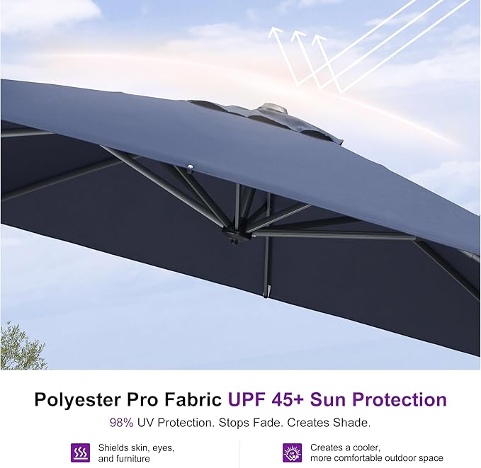 PURPLE LEAF Patio Umbrella - Image 6