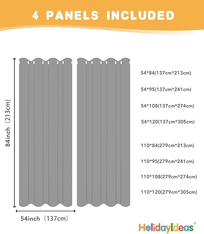 Outdoor Curtains for Patio Waterproof 4 Pcs 54x95 Inch Sage Green | Poolside - Image 7