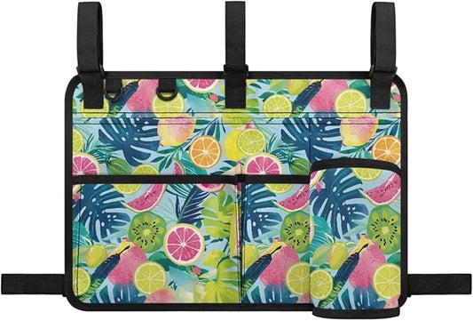 Fashion Golf Cart Rear Seat Organizer Lightweight Storage Bag Accessories for Club Car, Wheelchair and Walker