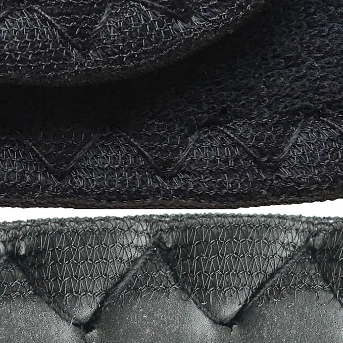 Happystep Cotton Terry Cloth Insoles, Barefoot Shoe Inserts, Sweat Absorption, Odor Control, Moisture-Wicking, Washable and Reusable, Zero Drop Shoe Insoles, 2 Pairs of Black (Men Size 12)