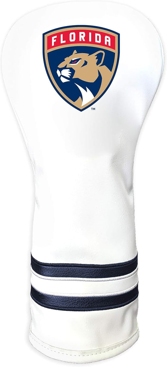 Team Golf NHL White Vintage Fairway Golf Club Headcover, Form Fitting Design, Retro Design & Superb Quality