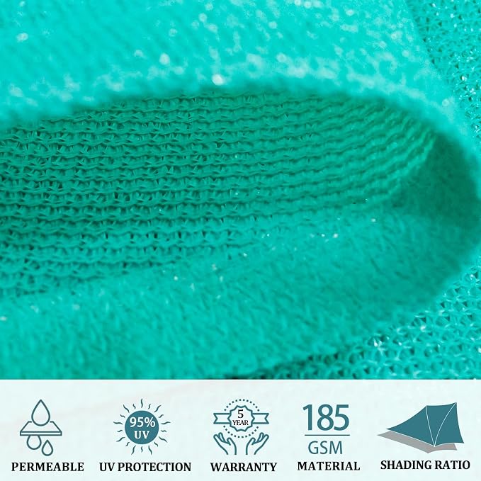 Shade&Beyond 24'x30' Sun Shade Sail Canopy Rectangle, UV Block Breathable - Image 3