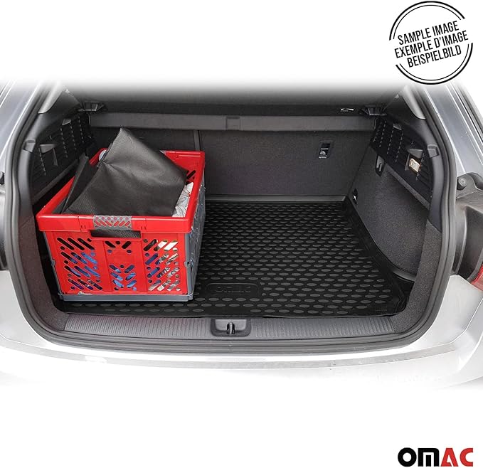 OMAC Custom Floor Mats & Cargo Liners for VW EOS 2007-2016 Black 5 Pcs