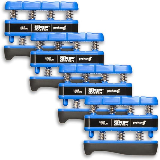 Prohands Gripmaster Hand Exerciser, Finger Exerciser (Hand Grip Strengthener), Spring-Loaded, Finger-Piston System, Isolate & Exercise Each Finger