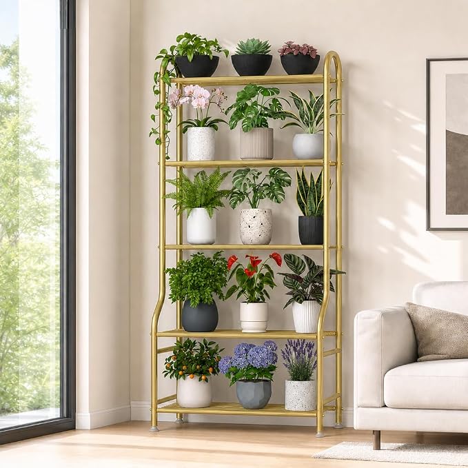 5-Tier Metal Plant Stand by Yutrchey