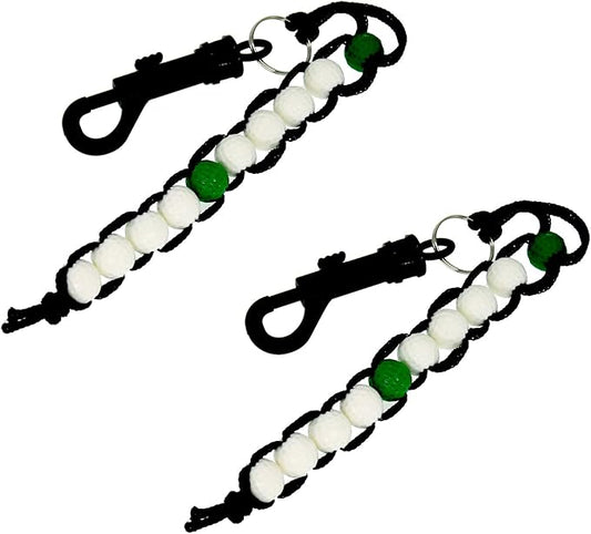 2pcs Golf Beads Score Counter Sports Stroke Score Count with Clip