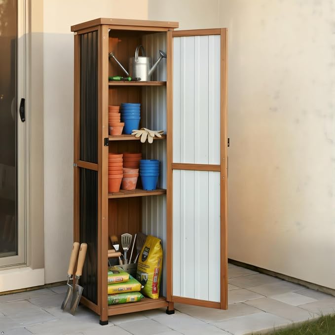 PetsCosset 62" H Outdoor Corner Storage Cabinet by PETSCOSSET
