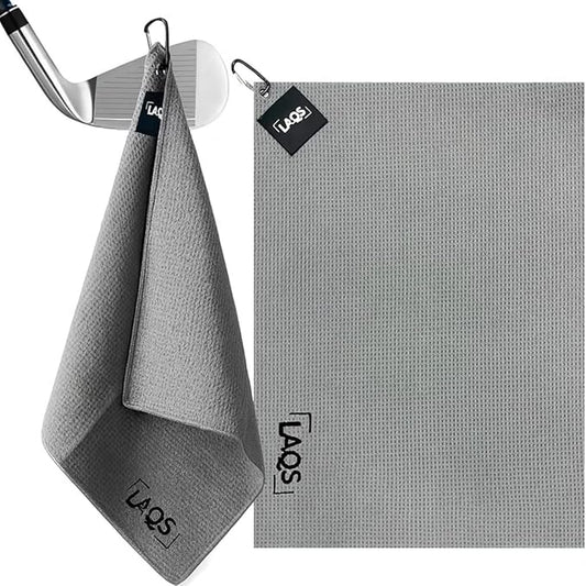 Magnetic Golf Towel 24 x16 – Premium Waffle Weave Microfiber Golf Rag with Strong Magnet and Clip for Clubs & Carts – Ultra-Absorbent, Quick-Dry Golf Towel for Cleaning Clubs & Balls
