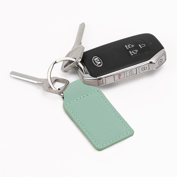 LaserGram Rectangle Keychain, Coat of Arms Germany, Personalized Engraving Included (Teal)