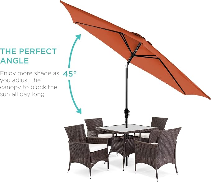 Best Choice Products 10ft Outdoor Patio Umbrella, Outdoor Table Umbrella - Image 2
