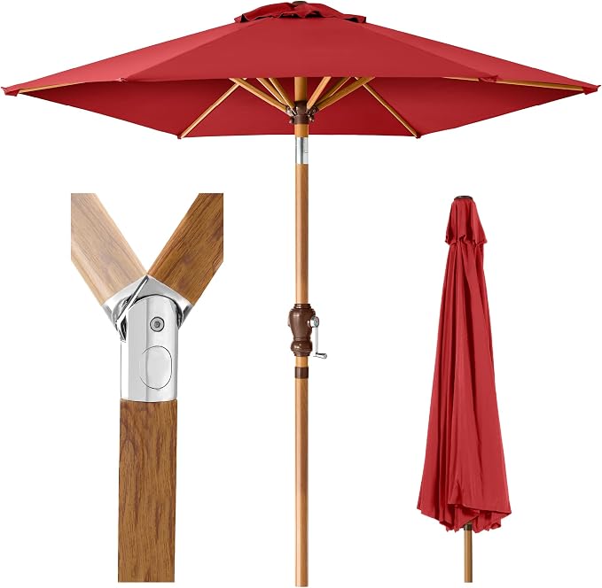 Best Choice Products 10ft Market Umbrella, Outdoor Sun Shade by Unknown