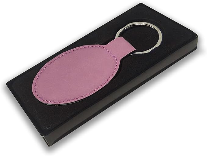 LaserGram Oval Keychain, Sunflowers, Personalized Engraving Included