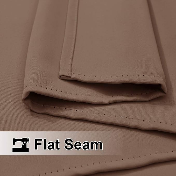 NICETOWN Outdoor Patio Curtains Windproof & Waterproof 2 Panels, Grommet Top & - Image 7