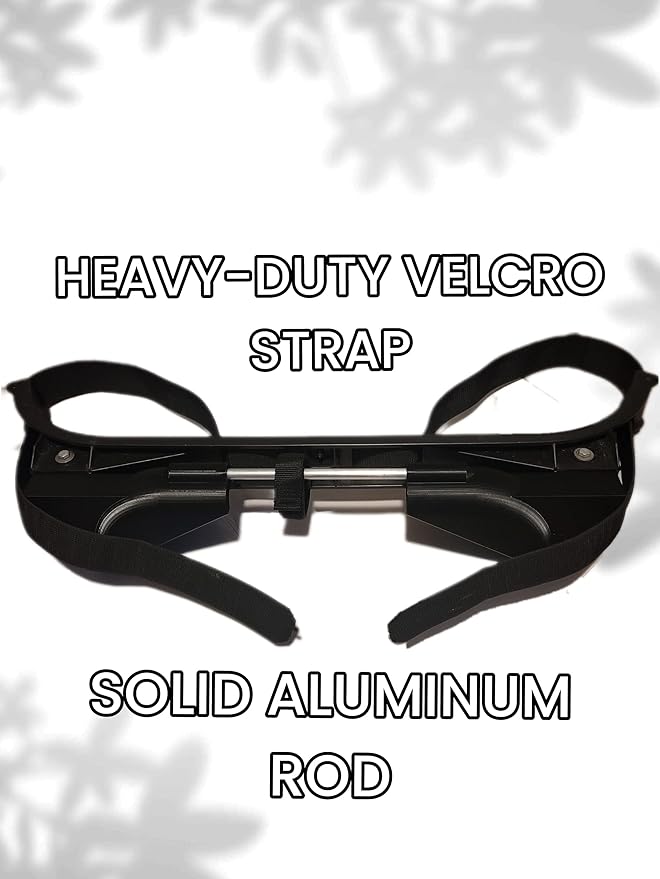 Golf Bag Holder fits on Golf Cart Rear Seat Grab Bar, for ICON OEM Round Tube Style Grab Bars, No Drilling Required