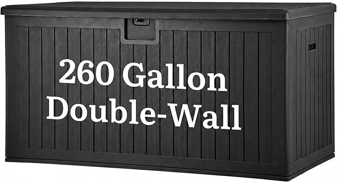 YITAHOME 260 Gallon Large Deck Box by YITAHOME