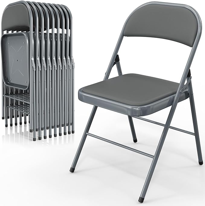 VINGLI 10 Pack Folding Chairs by VINGLI