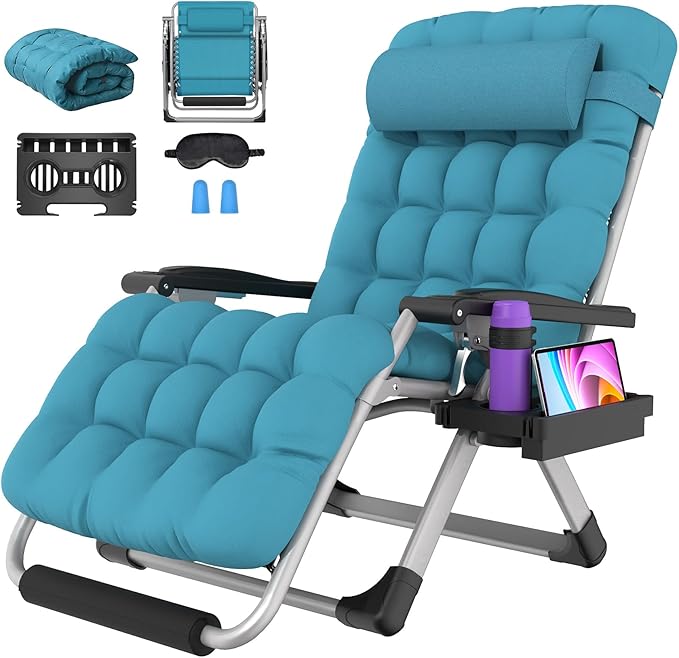 Suteck Oversized Zero Gravity Chair, 500LBS 33In XXL Outdoor Recliner Chairs | by Suteck