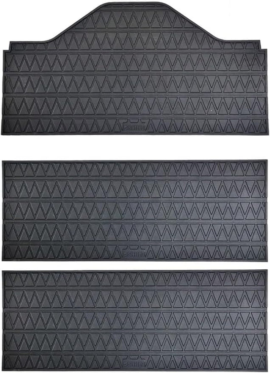 Club Clean Evolution Golf Cart Floor Mat, Fits D5 and D5 Max Models,Full Coverage 8 mm Heavy-Duty Compound Liner,Waterproof Non-Slip Floor Protector,Premium Custom Fit Design (D5 1st, 2nd, & 3rd Row)