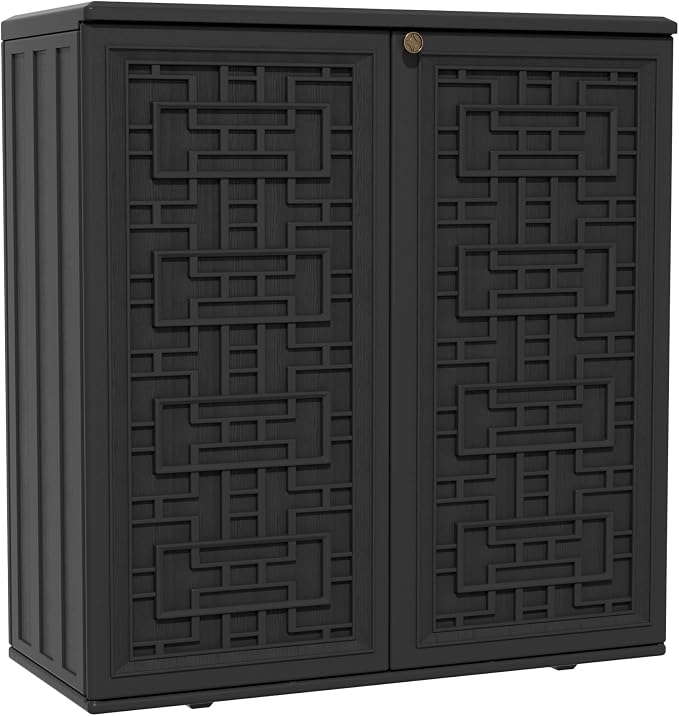 Mrosaa Indoor Outdoor Storage Cabinet Waterproof by Mrosaa