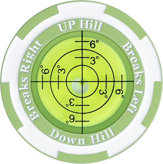 Golf Ball Marker with Bubble Level for Putting Green – Golf Accessories for Men, Putting Alignment Aid & Golf Ball Markers Gifts, Premium Training Tool | SmartLevel Upgrade