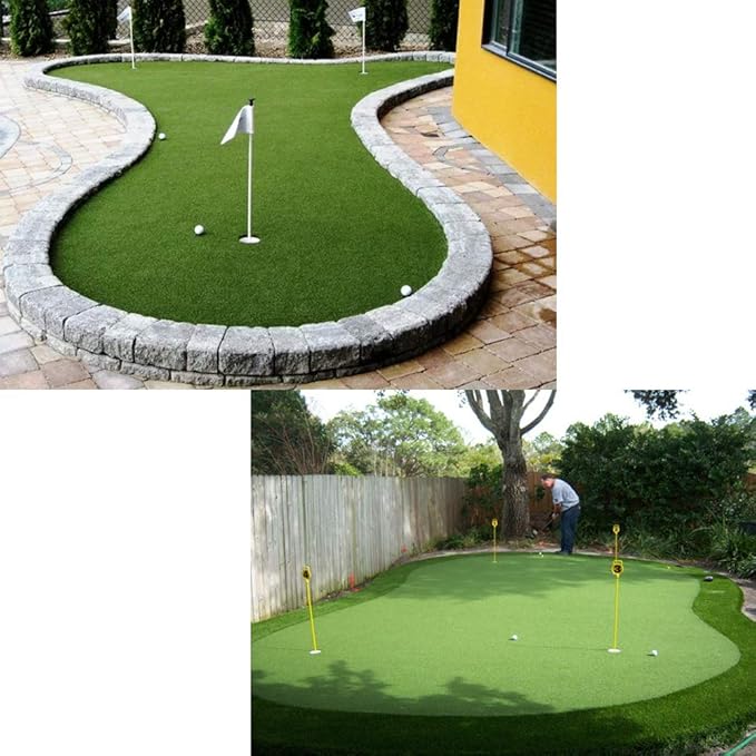 Golf Putting Green - Backyard Golf Artificial Grass Turf 6FTX13FT, Indoor/Outdoor Training Mat, Synthetic Fake Grass for Baseball Football Gym Sports