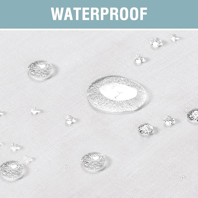 Outdoor Linen Sheer Curtains for Patio Waterproof - Image 5