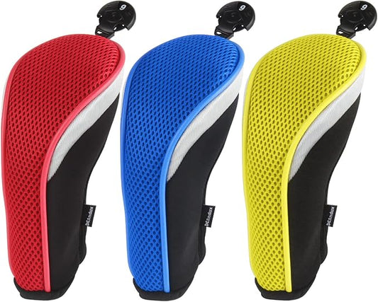 Andux Golf Hybrid Club Head Covers with Dial No. Tag Pack of 3 (All The Same Size)