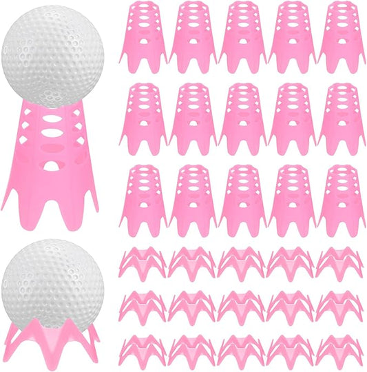Golf Simulator Tees - Plastic Golf Tees Use for Home & Outdoor & Indoor Driving Range & Winter Turf - Pack of Mat Tees