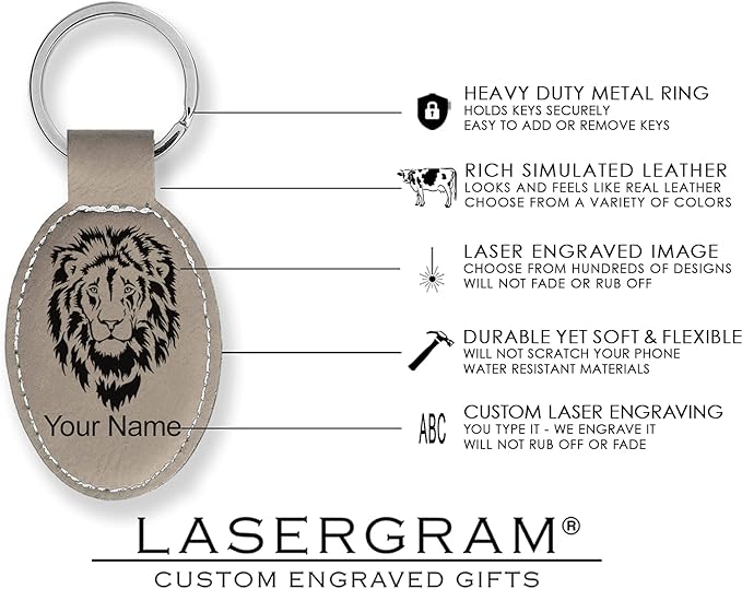 LaserGram Oval Keychain, Water Polo, Personalized Engraving Included