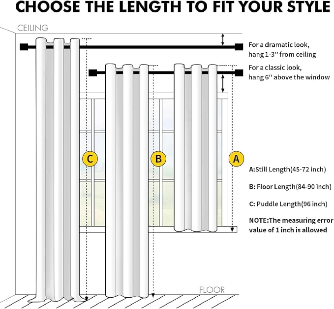 MIULEE Olive Green 100% Blackout Curtains - Image 8